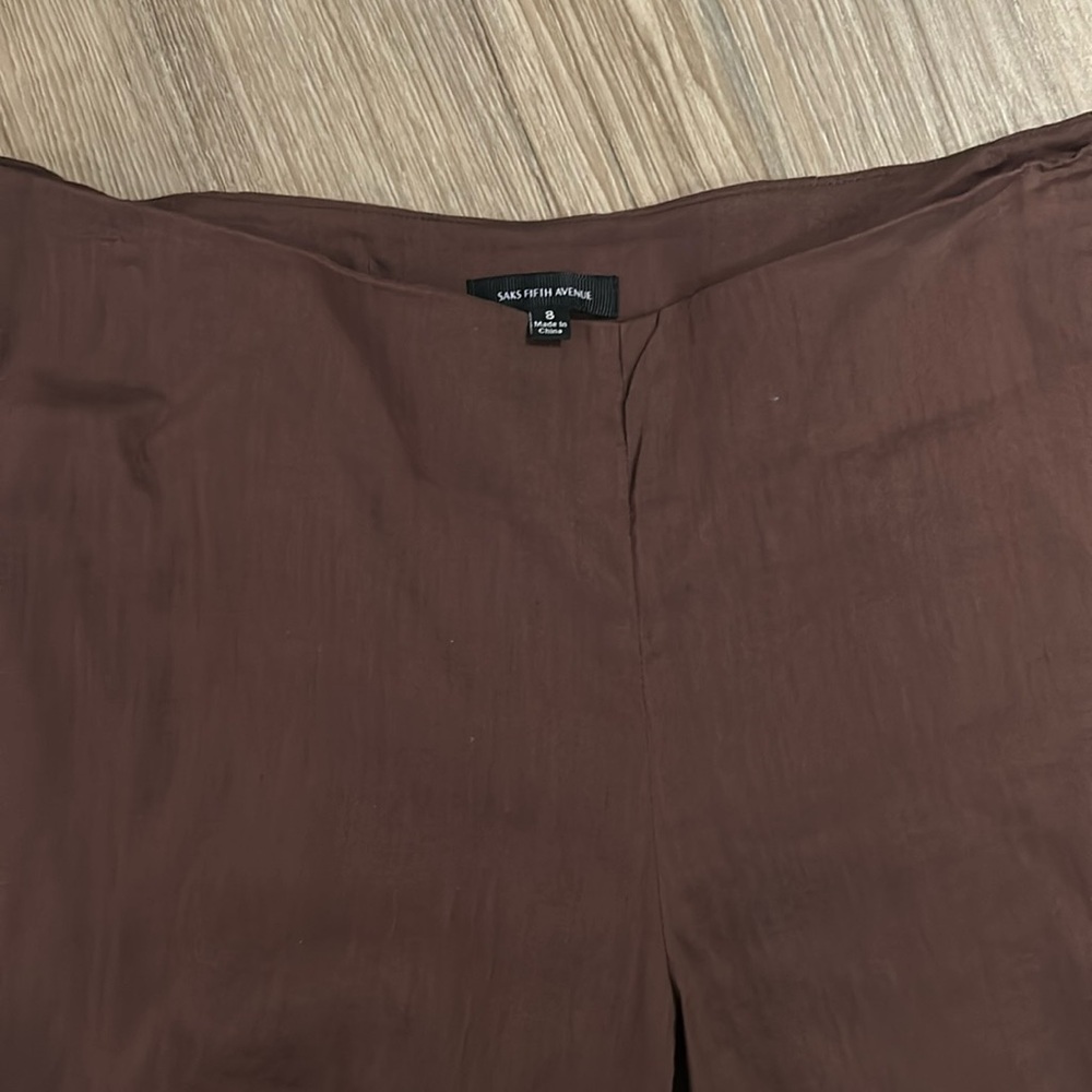 Saks Fifth Avenue Linen ankle pants